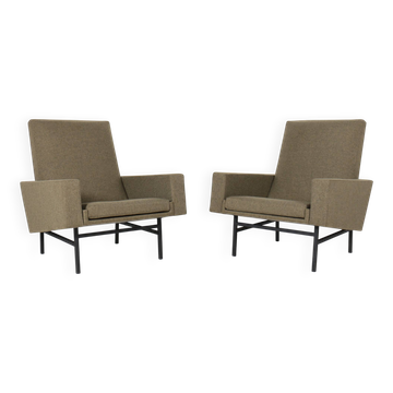 Paire de fauteuils 645 par A.R.P. - Edition Steiner - Années 50