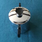 Art Deco sugar in chrome copper and signed minnow