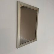 Old Belgo Chrome mirror bronze glass design from the 70s vintage
