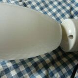 Art Deco style opaline porcelain wall lamp