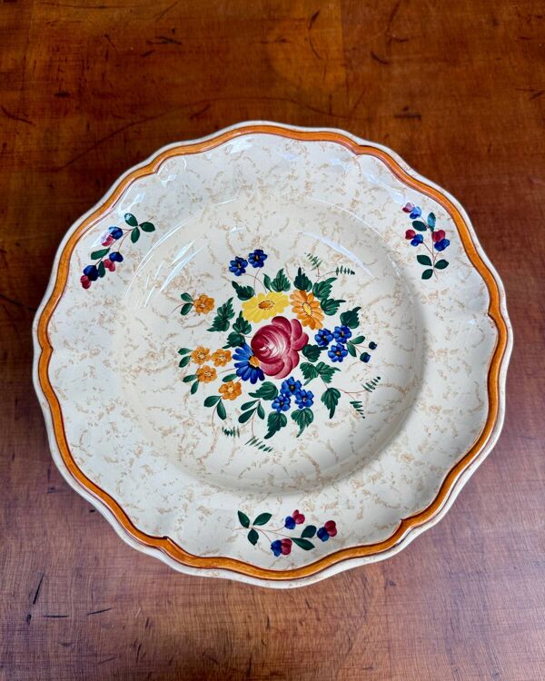 Série de 13 assiettes à soupe Longchamp Mistral