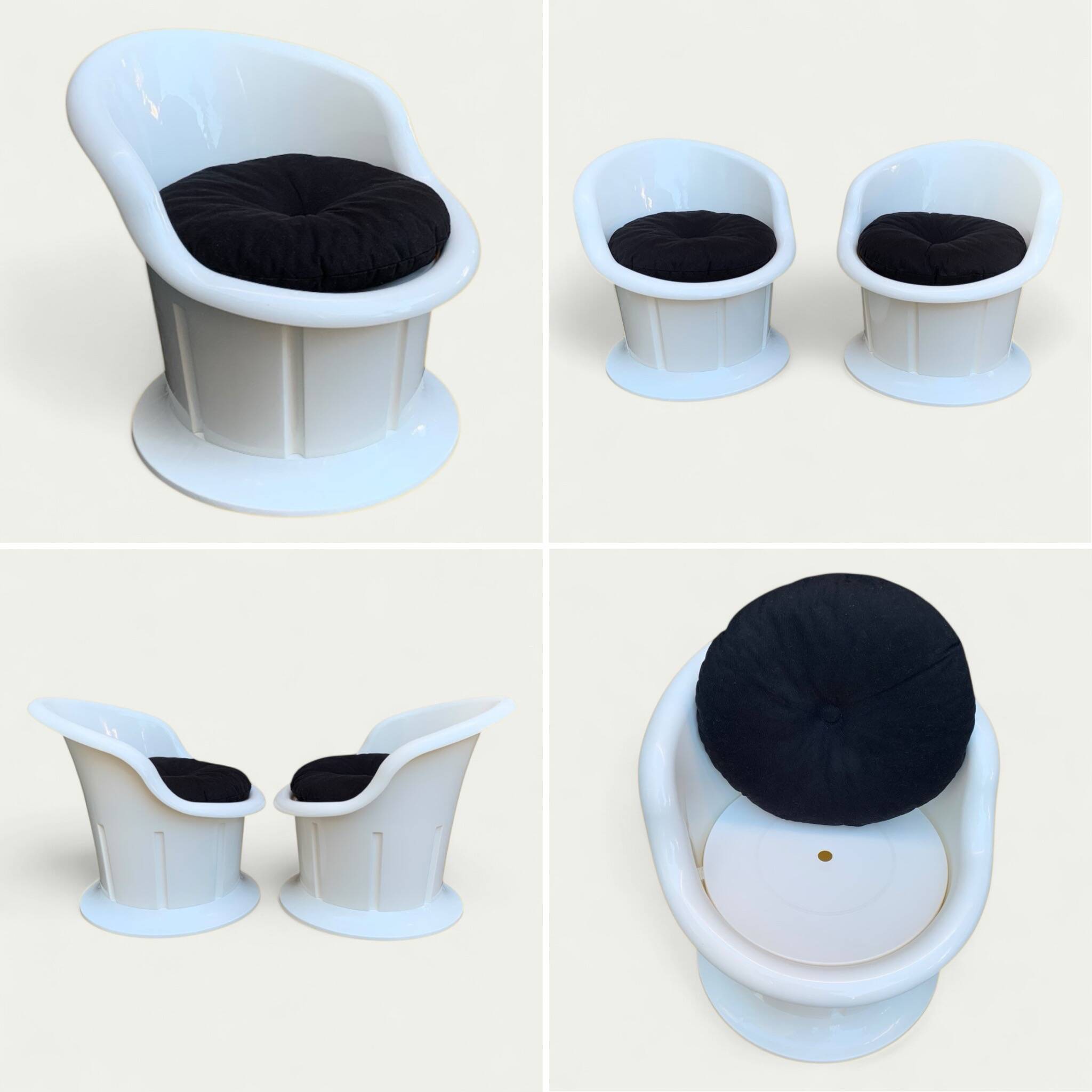 Pair of Popptorp armchairs designed by K. & M. Hagberg for Ikea 1990