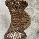 Pair of rattan stool