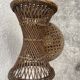 Paire de tabouret en rotin
