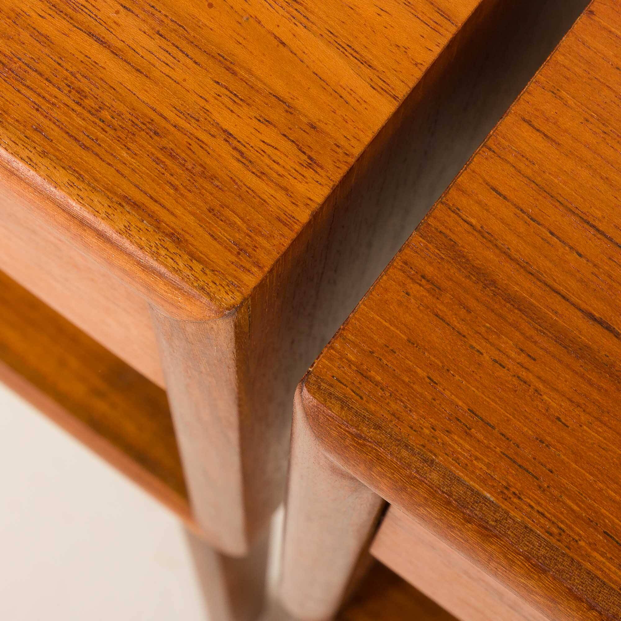 Pair of mid-century teak nightstands, Denmark 1960s