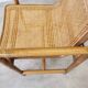 Vintage Wooden Cane Armchair by Branko Ursic: Mid-Century Lounge Chair