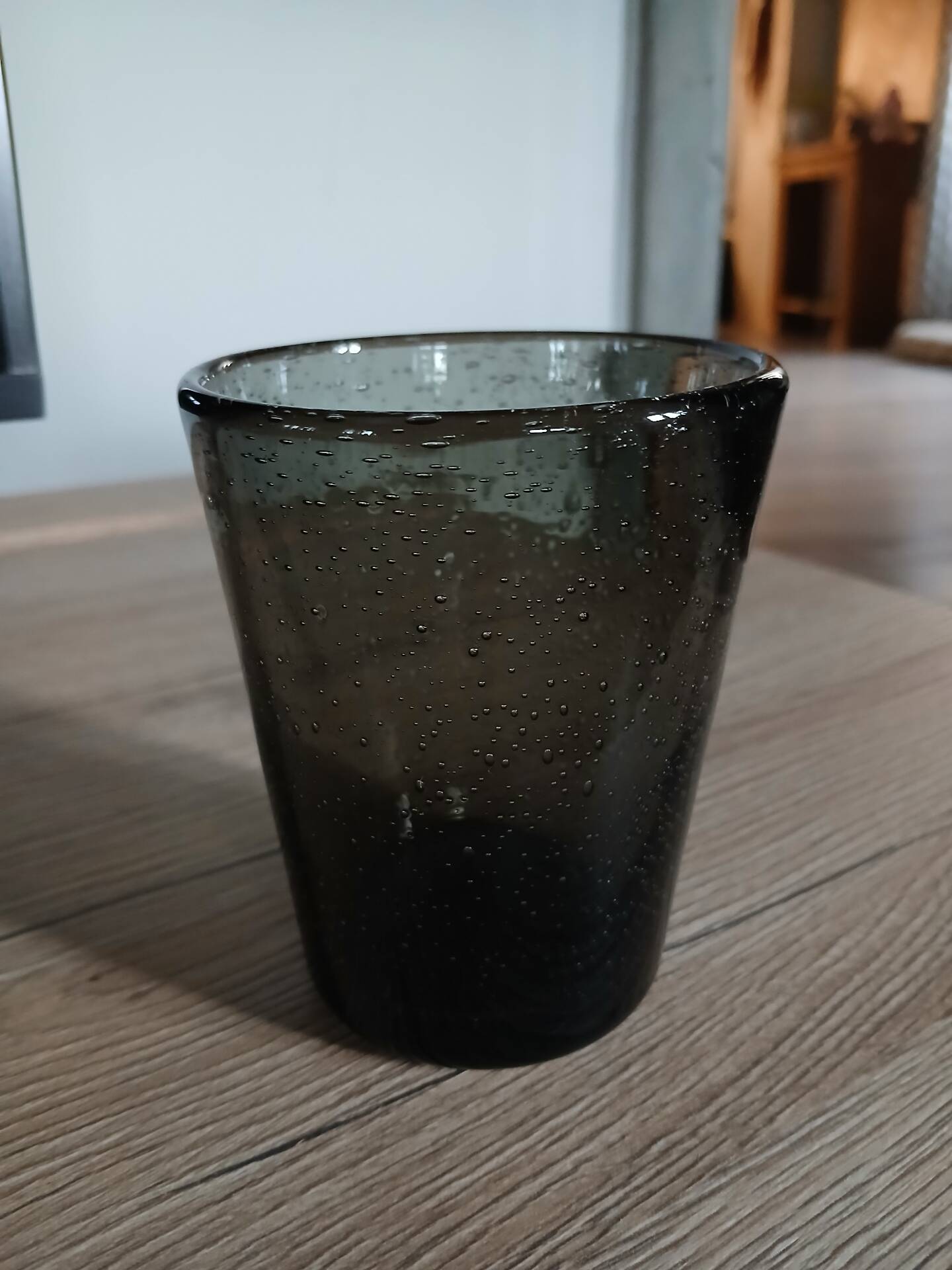 5 bubble glass water glasses