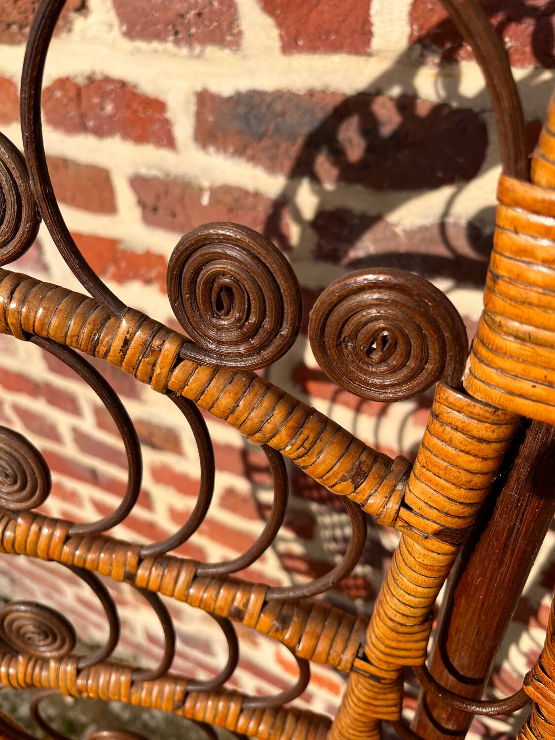 Emmanuelle rattan armchair