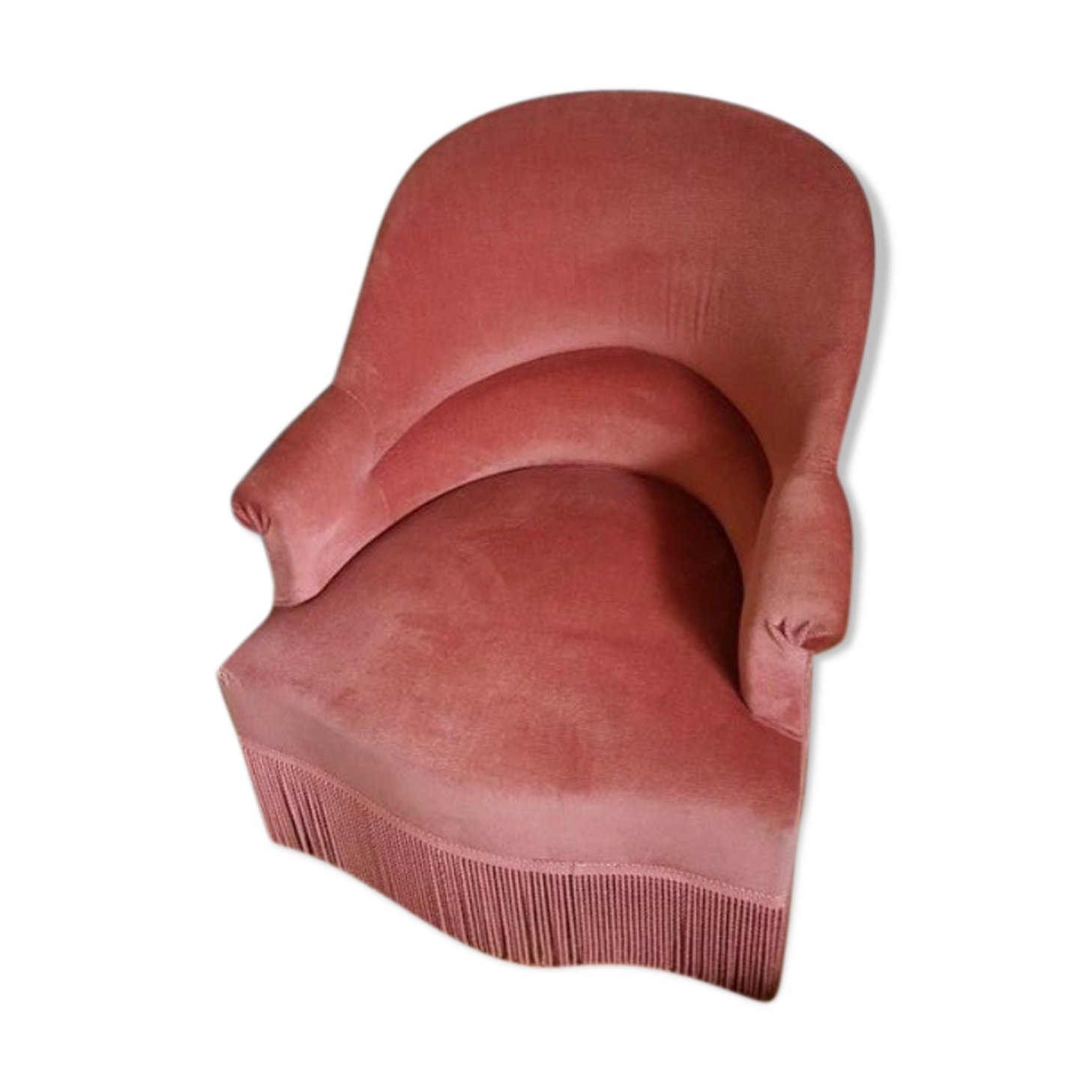 Pink toad armchair