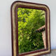 Mirror louis philippe old nineteenth in brown and beige wood