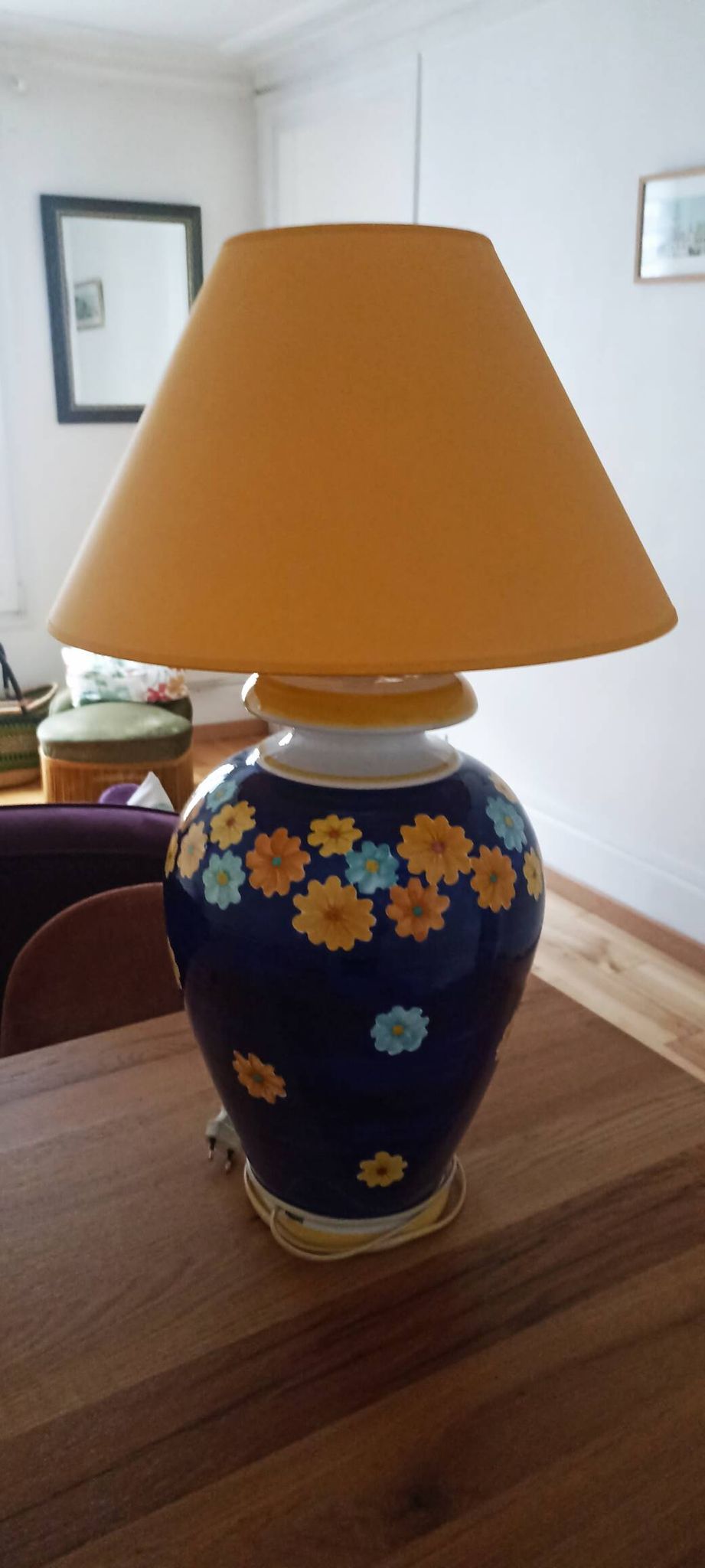 Table lamp for living room or bedroom.
