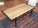 Table basse Steiner acier et noyer