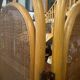 Sculptural Screen in Three Parts in Rattan and Wicker, 1970s