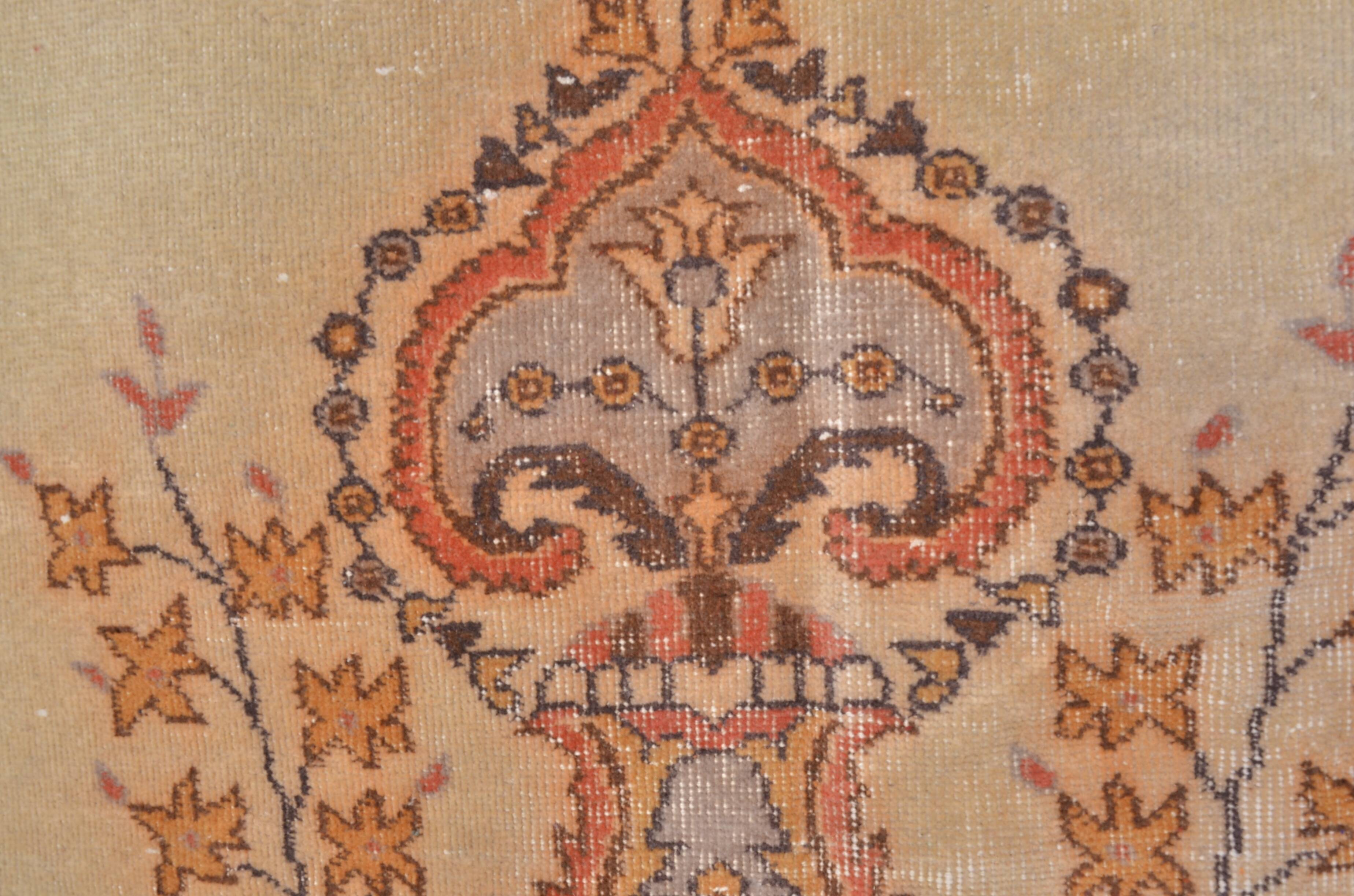 Turkish Vintage Oushak Rug sku c 183