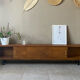 Vintage wooden row from the 50s-60s