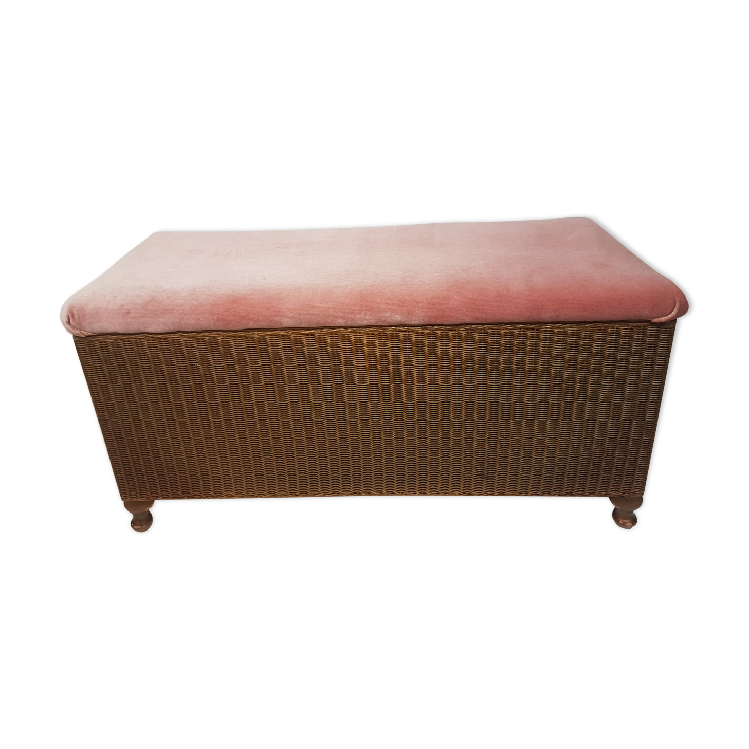 Lloyd loom chest bench