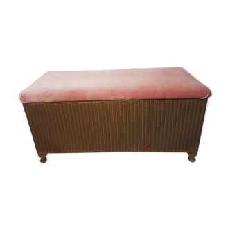 Lloyd loom chest bench