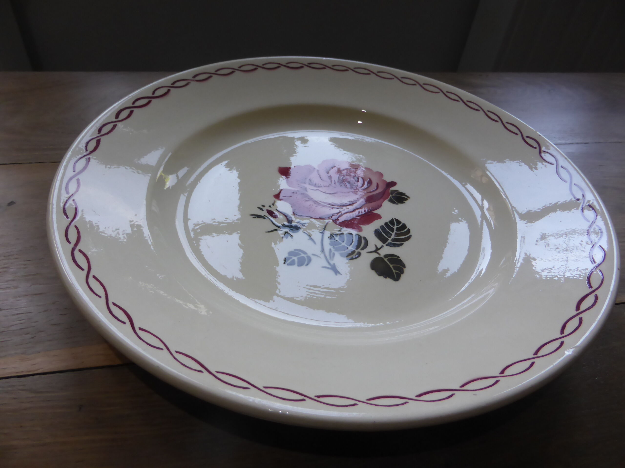 Badonviller model Germaine 200899 round serving dish