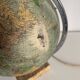 Vintage 1960s Perrina Glass Marble World Globe - 28cm