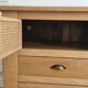 Buffet / TV unit in solid oak with a caned door.