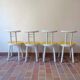 4 two-tone chairs made in Italy