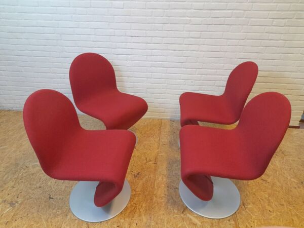 Chaises de salle à manger série 1-2-3 de Verner Panton