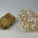 60s 70s wall lamp made of glass metal Bubble Wall Sconce Space Age Germany