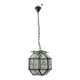 Etched Glass Light Pendant 1950’s