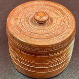 Pearl stoneware salt box