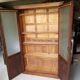 Cabinet old type pharmacy two wooden doors granitées