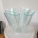Plexiglas handkerchief vase design 70s