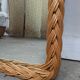 Large rattan mirror