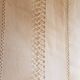 Linen sheet with openwork