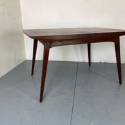 Table à manger extensible vintage de style scandinave en teck par Louis Van Teeffelen pour Wébé, 1950s
