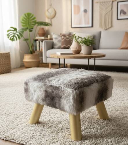 Chic contemporary footrest