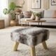 Chic contemporary footrest