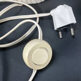 Italian brutalist lamp in alabaster from the 70s.