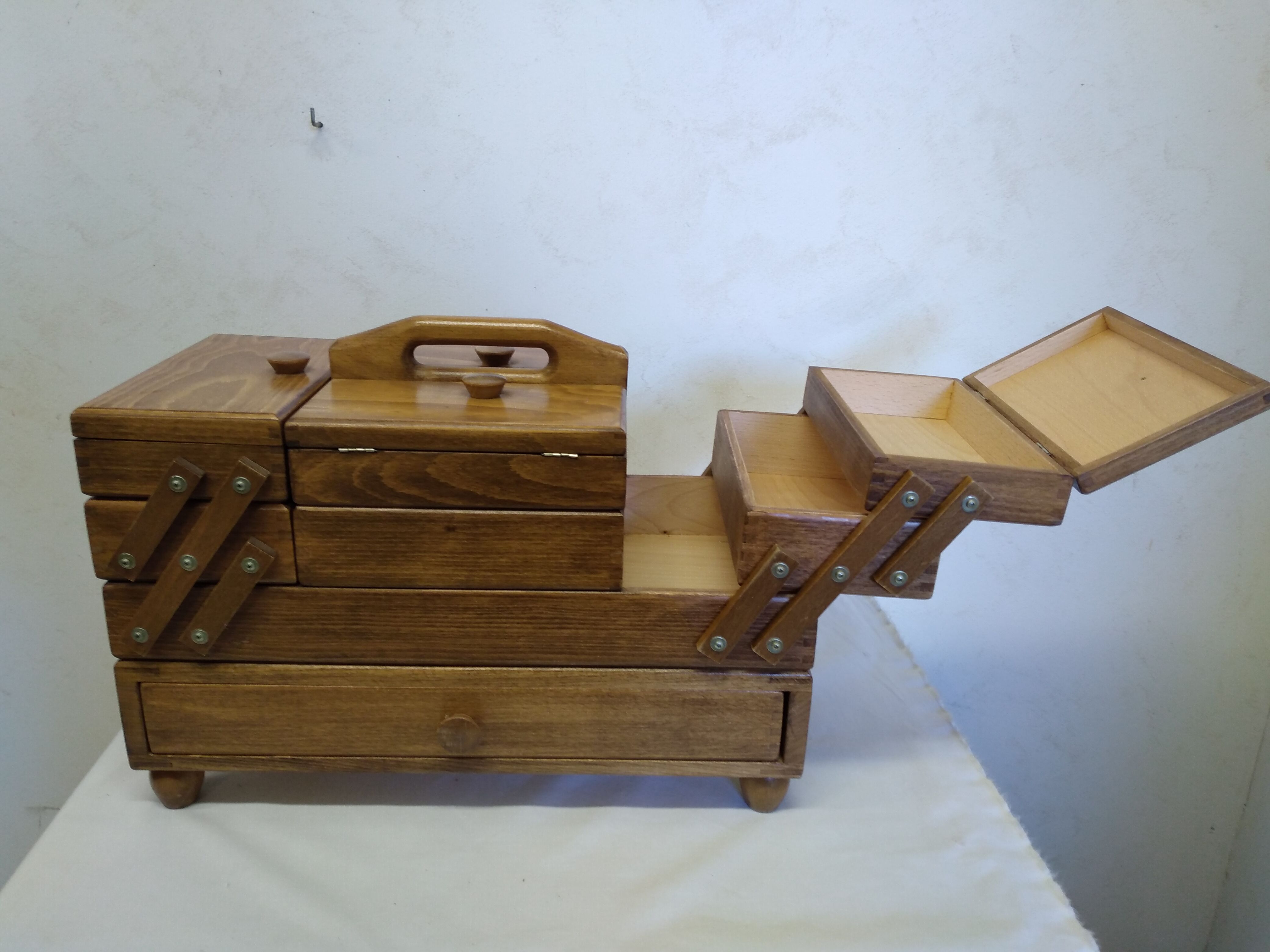 Vintage sewing basket