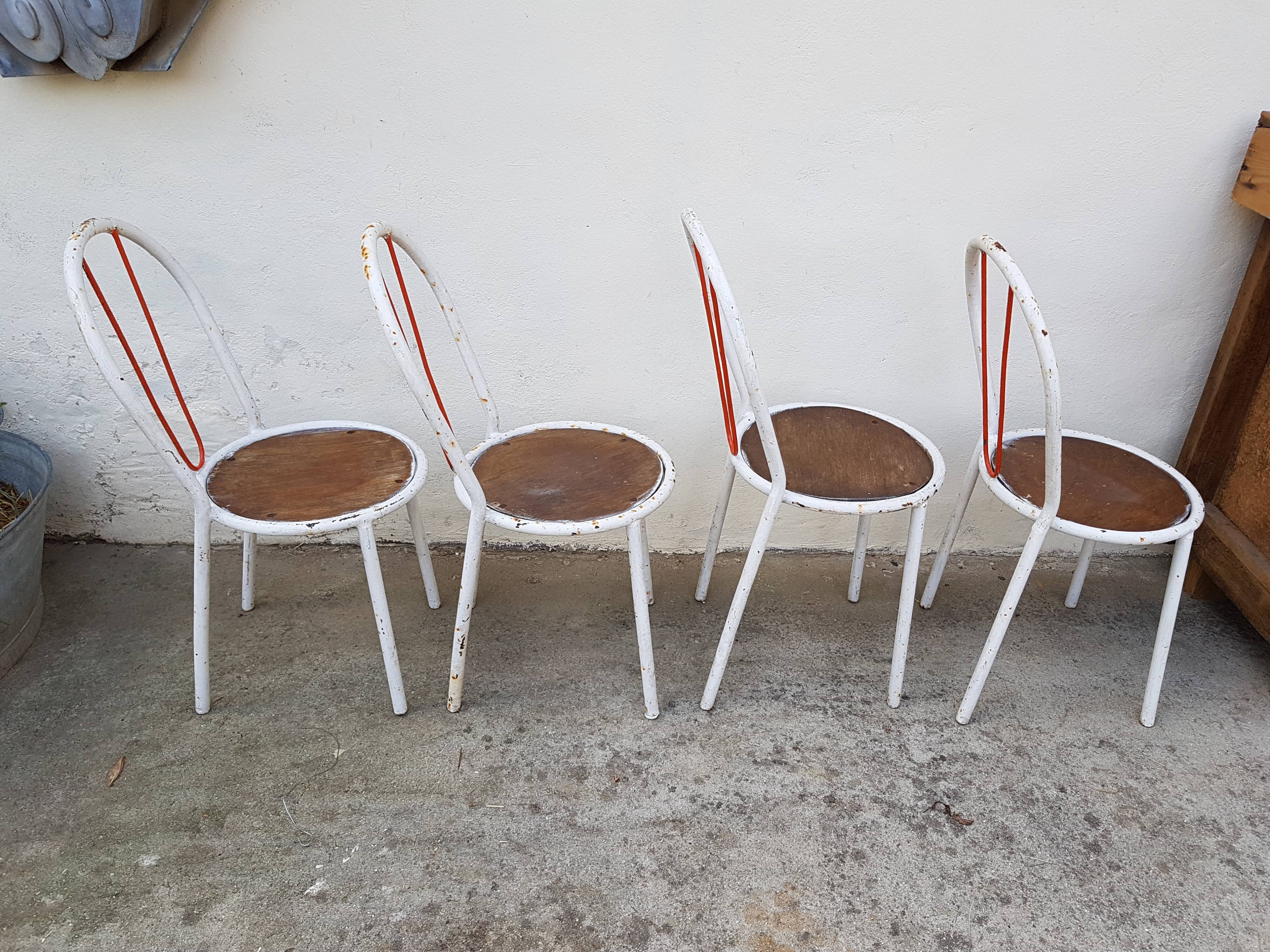 Lot de 4 chaises de bistrot