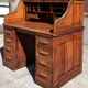 American "Roll Top" desk in oak.