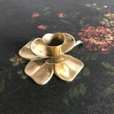 Brass candlestick shaped flower