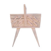 Pink sewing basket