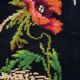 Tapis de laine roumain avec coquelicots et épis de blé, 250x160 cm