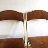 Pair of vintage folding chairs