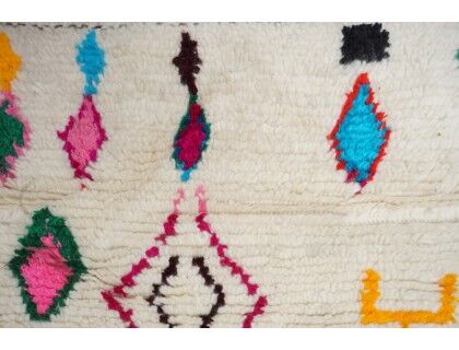 Colorful Berber carpet 159x150cm