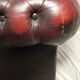 English 20th century leather Chesterfield sofa 4 seater oxblood red