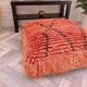 Handmade Berber pouf in wool 60 X 60 X 20 CM