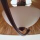 Vintage sisal hanging lamp by Temde Leuchten, 1965