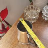 Vintage stainless steel milk jug