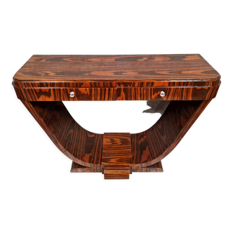 Art Deco style console in rosewood from Rio